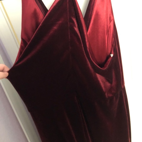 Jenny Yoo Berry Sullivan dress size:12 (velvet) - Picture 4 of 11